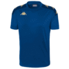 Maillot de football Kappa bleu saphire pour homme