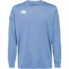 T-shirt Kappa Dovol à manches longues bleu clair pour homme