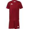 Maillot enfant kappa modèle gorkit de couleur rouge.