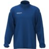 Imperméable Kappa Burner bleu saphir, avec col montant et logo Kappa.