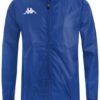 Imperméable Kappa Wister bleu saphir, léger et imperméable avec capuche.