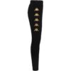 Pantalon d’entraînement homme Kappa Gaschin noir, coupe slim, logo Omini, poches zippées