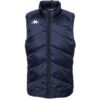 Veste sans manches Kappa Viatto bleu marine pour homme – design matelassé avec col montant