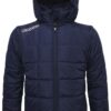 Veste Kappa Waples bleu marine, avec capuche et fermeture zippée.