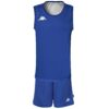 Ensemble Maillot basket ball unisex Kappa modèle dancosi couleur bleu