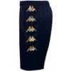 Short football homme Kappa modèle gabbio couleur bleu marine, vue latérale