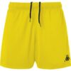 Short rugby kappa modèle sanremo couleur jaune