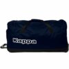 Sac de sport Kappa Garcisio bleu marine avec logo blanc
