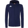 Veste de survêtement Kappa Venezia bleu avec capuche et logo Kappa